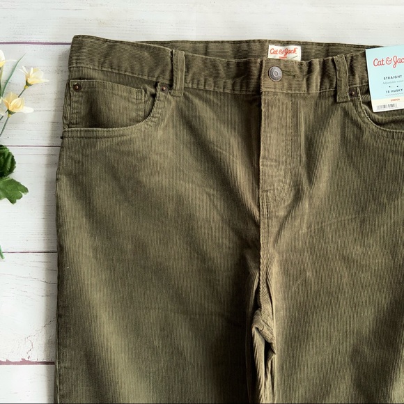 Cat & Jack Straight Husky Stretch Pant - Picture 5 of 14